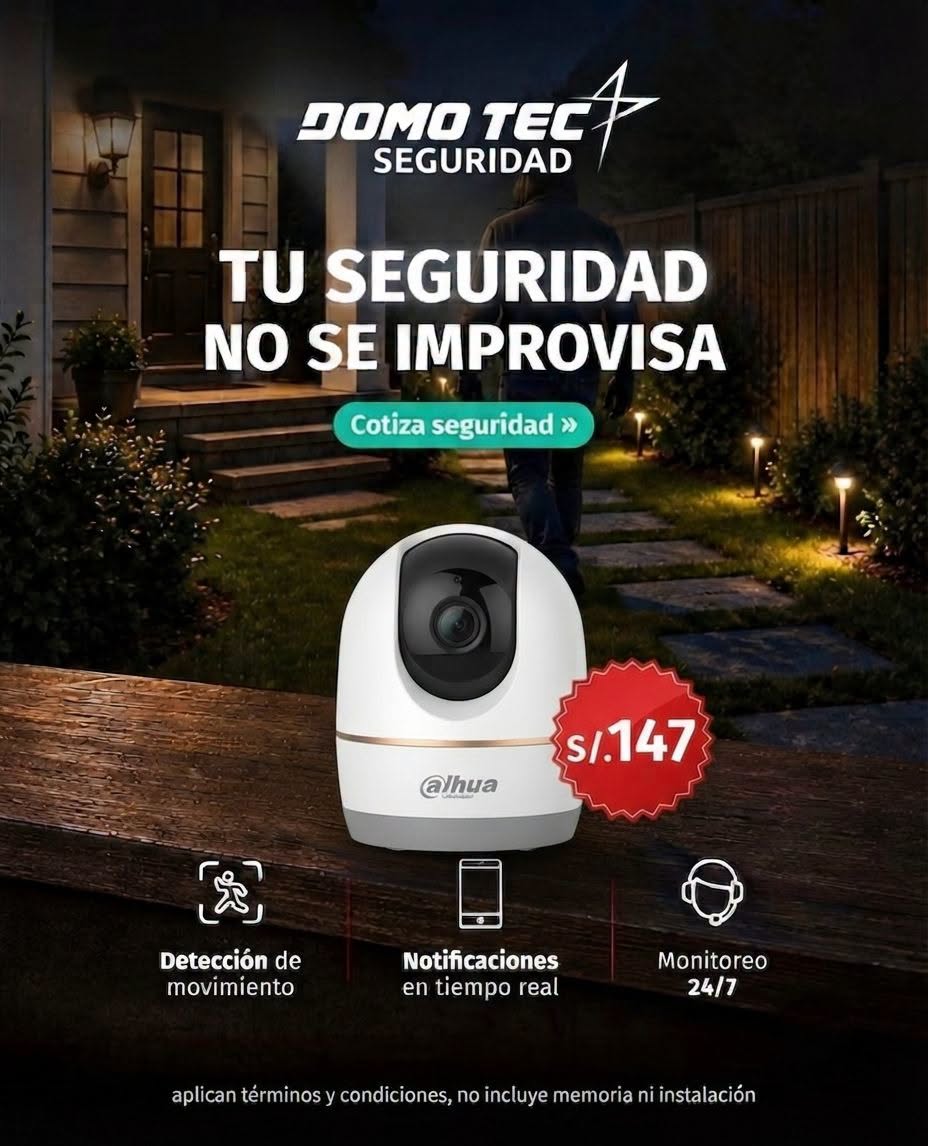 Cámara WiFi giratoria para interiores Dahua, S/147